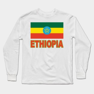 The Pride of Ethiopia - Ethiopian Flag Design Long Sleeve T-Shirt